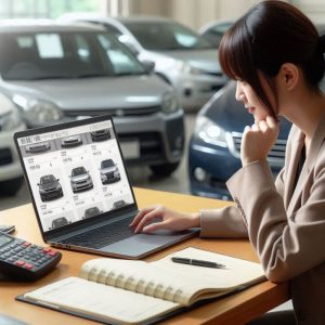 car auction listing