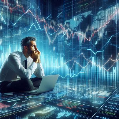 fluctuating graphs and a worried investor